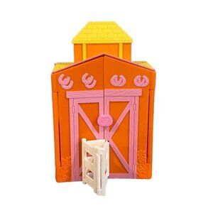 Polly Pocket Ride in Style Ranch Horse Pony Barn Stable Toy 2002